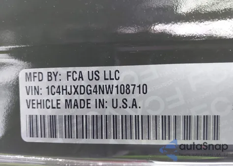 2022 Jeep Wrangler Unlimited Willys 4X4 from USA, damaged, VIN 1C4HJXDG4NW108710